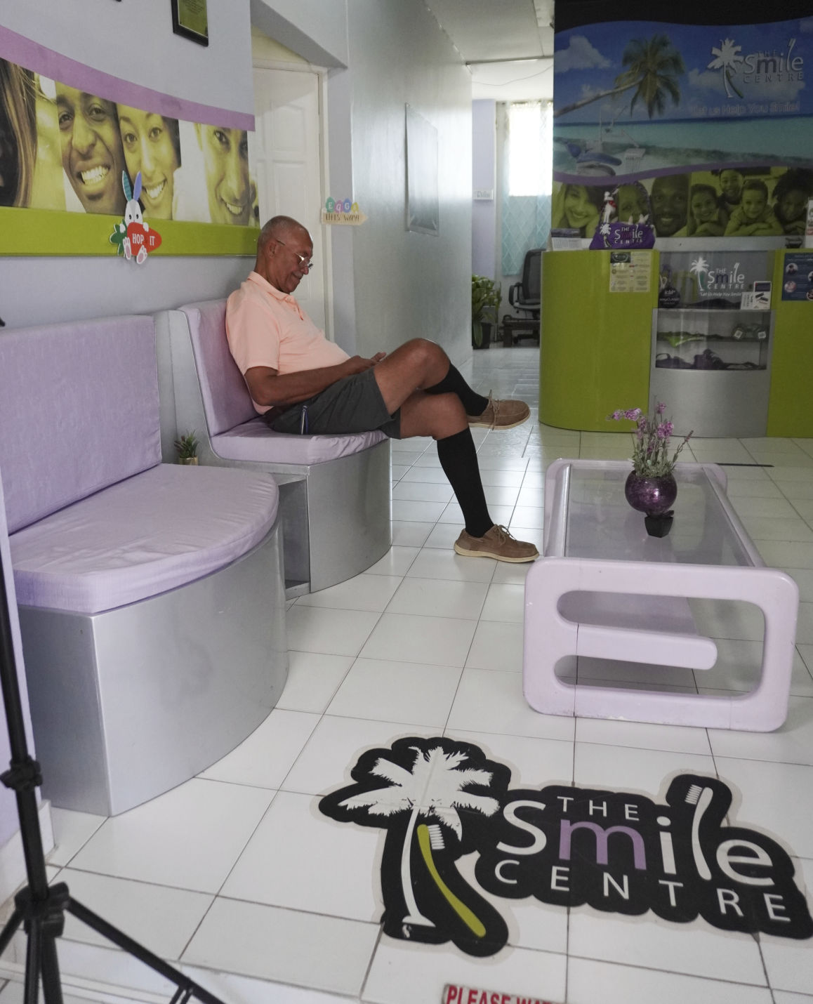 Customer waiting area